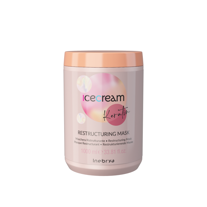 MASCARILLA REEST KERATIN ICECREAM 1000ML INEBRYA