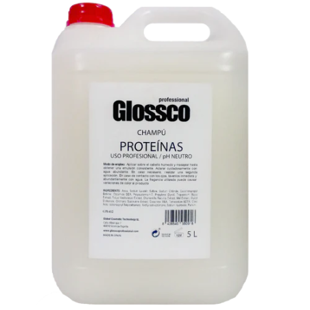 GLOSSCO CHAMPU GARRAFA NEUTRO 5 LITROS