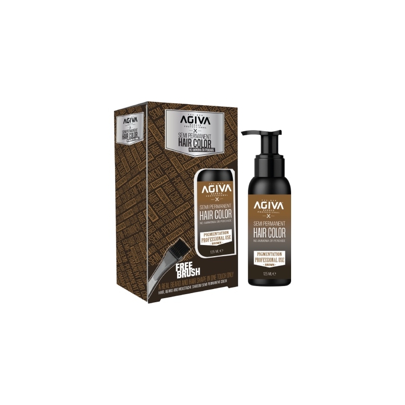 AGIVA HAIR COLOR SEMIPERMANENTE BROWN 125 ML
