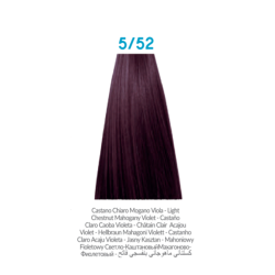 INEBRYA BIONIC 5/52, Castaño claro caoba violeta, 100ml