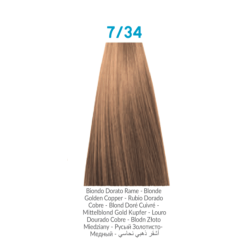 INEBRYA BIONIC 7/34, Rubio dorado cobrizo, 100ml