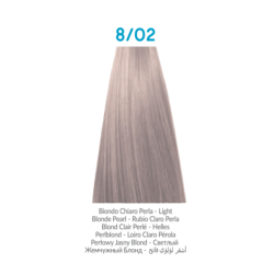 INEBRYA BIONIC 8/02, Rubio claro perla, 100ml