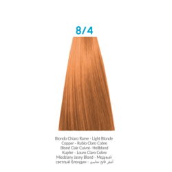 INEBRYA BIONIC 8/4, Rubio claro cobre, 100ml
