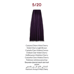 INEBRYA 5/20, Castaño claro violeta cherry, 100ml