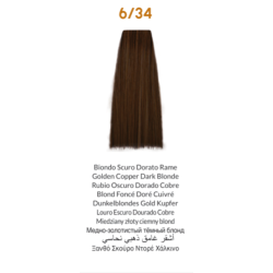 INEBRYA 6/34, Rubio oscuro dorado cobre, 100ml