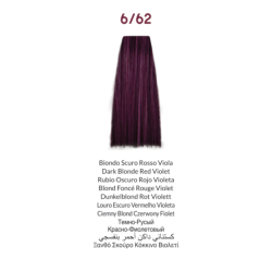INEBRYA 6/62, Rubio oscuro rojo violeta, 100ml