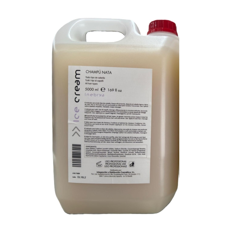 CHAMPU NATA GARRAFA 5 LT.INEBRYA