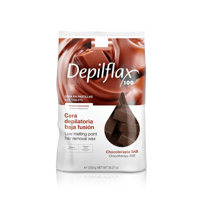 CERA BOLSA CHOCOLATE 1 KG DEPILFLAX