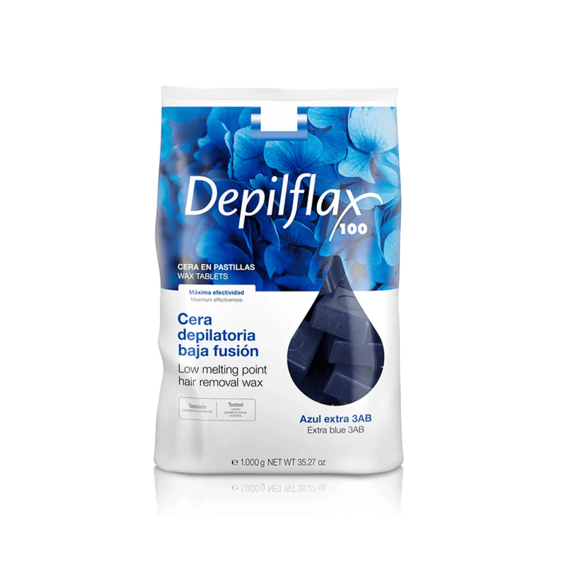 CERA BOLSA AZUL 1 KG DEPILFLAX