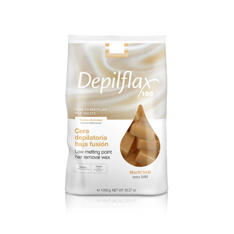 CERA BOLSA BLANCA 1 KG DEPILFLAX