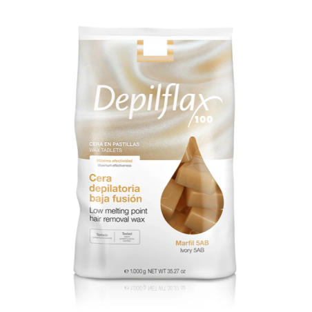CERA BOLSA BLANCA 1 KG DEPILFLAX