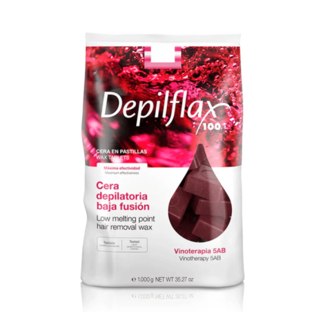 CERA BOLSA TINTO 1 KG DEPILFLAX