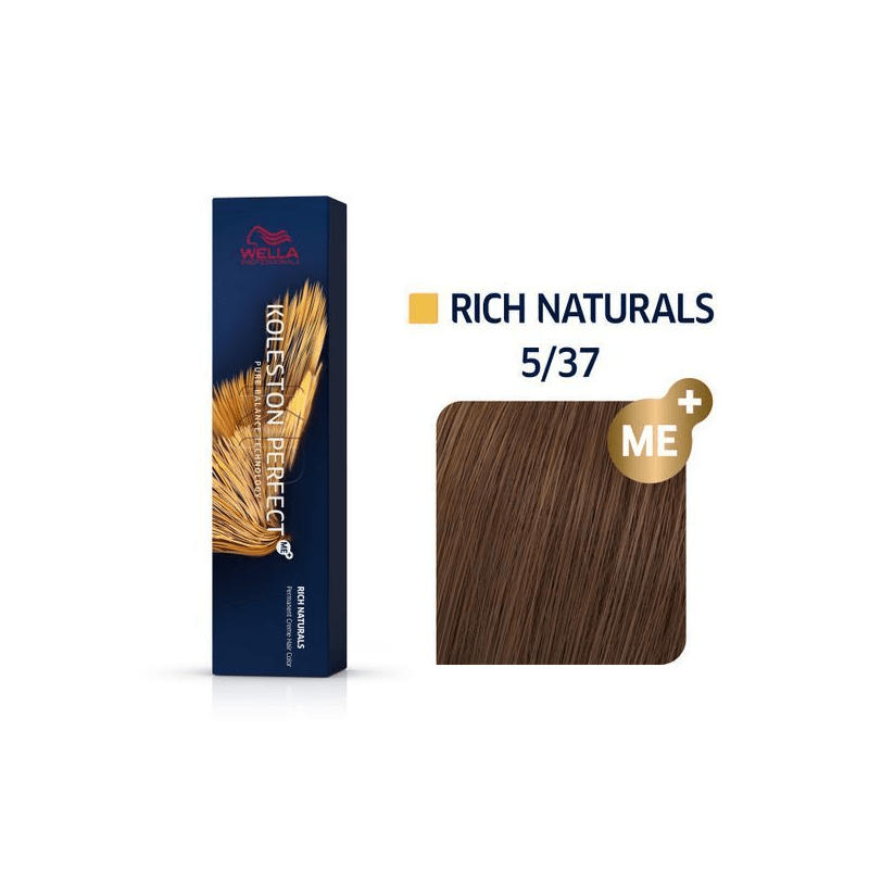 KOLESTON PERFECT ME 5/37 CASTAÑO CLARO DORADO MARRON WELLA